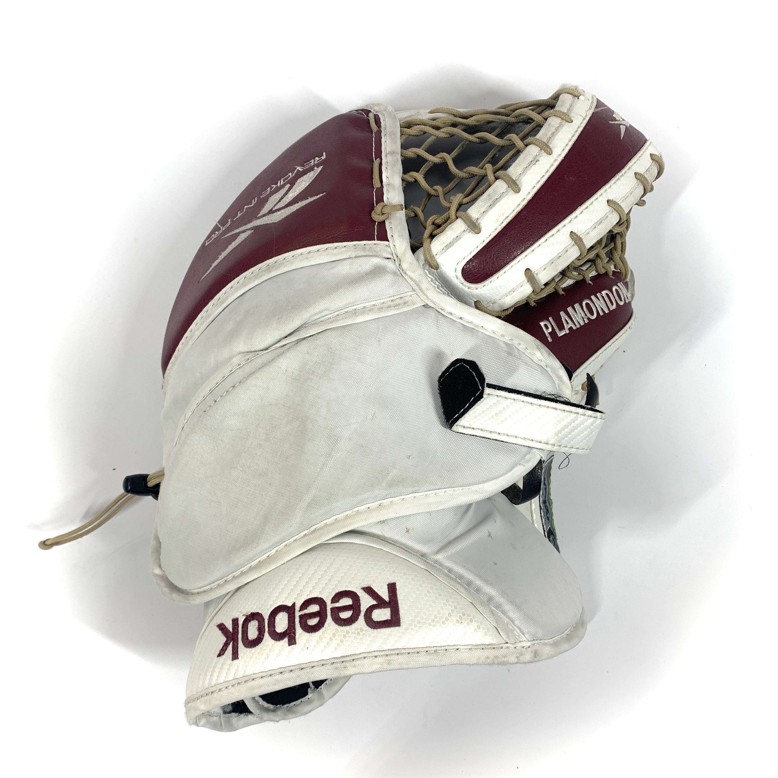 Reebok Revoke Pro - Gant de gardien Pro Stock (Blanc/Marron)